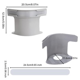 SINZONeu 4-Piece Bed Sheet Tensioner Set - Universal Non-Slip Fitted Sheet Holder for All Mattresses (Single to King Size), PVC Clamps with Locking Strips