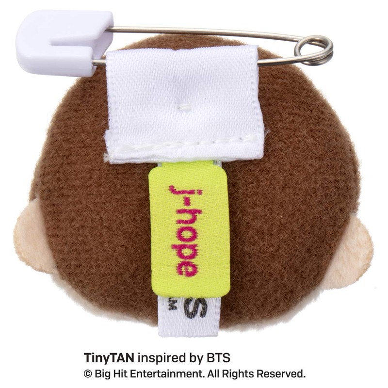 TinyTAN Plush Doll Badge j-hope Height 2.0 inches (5 cm)