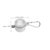 FUNOMOCYA Flag Pole Swivel Clips 2pcs Stainless Steel Flagpole Buckle