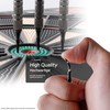 CyeeLife 100 x Black Plastic Dart Tips Standard Thread