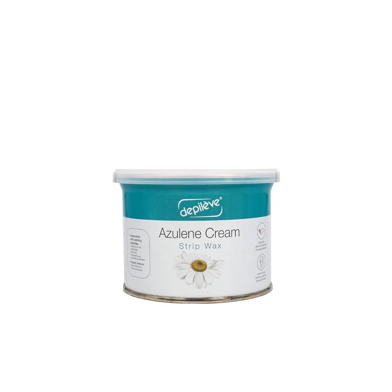 Depileve Rosin Wax, Azulene Cream, 14.1 Ounce