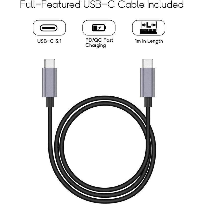 TreasLin Switch Replacement Dock, PD 36W USB C Charger for