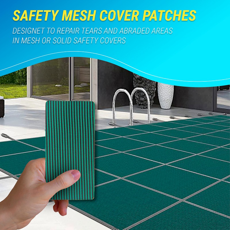 Pool Safety Cover Patch Kit, Swimming Pool Patch Repair Kit