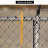 QWORK Chain Link Banana Clip, 5 Packs Hook Loop Mesh
