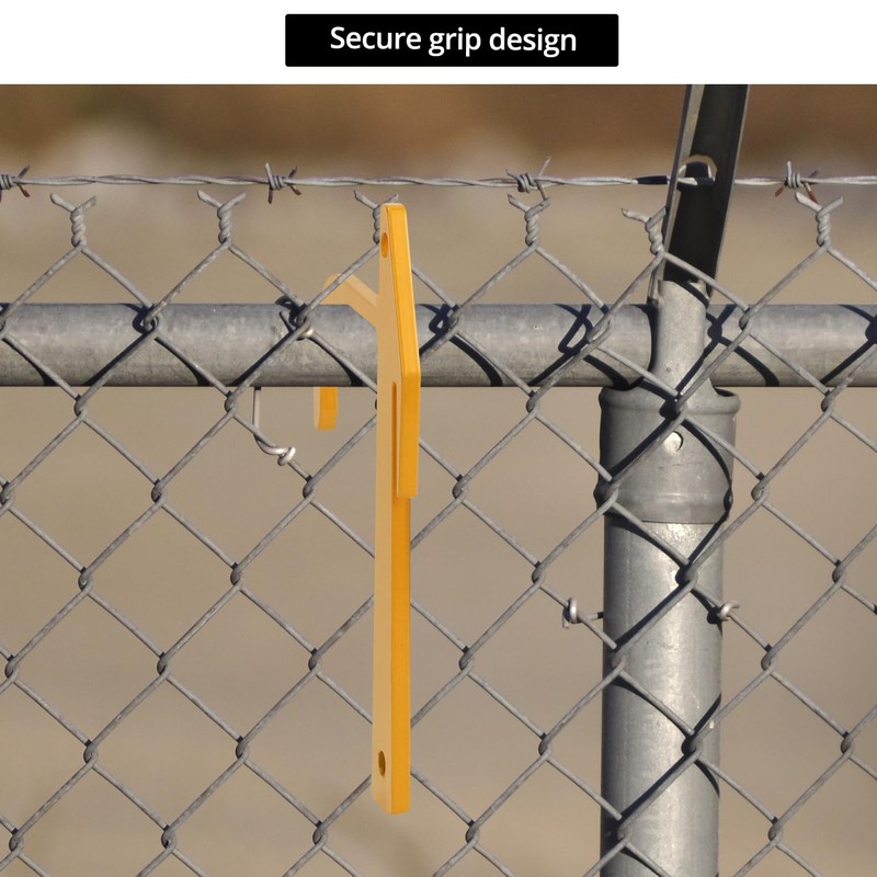 QWORK Chain Link Banana Clip, 5 Packs Hook Loop Mesh