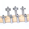 Akylin 7Pcs T Slot Router Bit Set,1/2" Shank,3/32",1/8",5/32",1/4",5/16",1/2", and 5/8"