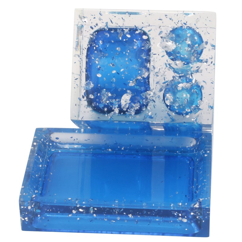 LUANT Resin Soap Dish, Soap Dispenser, Toothbrush Holder & Tumbler