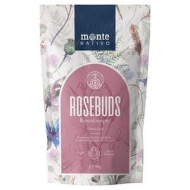 Rose Buds - Monte Nativo (100g) - Dried Rosebuds - Rose Tea - Dried Flowers for Tea - Edible Rose - Tea Gift - Bulgarian Rose - Loose Tea