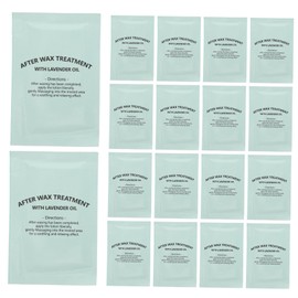 Healeved 20Pcs Post Wax Calming Oil Wipes Wax Remover Wipes for Skin Care After Waxing Reduces Redness and Cleanses Grime for Post Wax Treatment