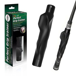 COCOEVA Golf Grip Trainer, Golf Club Grip, Golf Grip Training Aid, Helps Improve and Train Correct Hand Position (Right Hand(Black/Black))