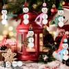 307 Pieces Christmas Snowman Wooden Beads Craft Project for Kids
