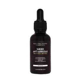 Nuestra Tierra Cosmetica Suero Anti-Arrugas Facial Intensivo con Péptidos Biomiméticos, Células Madre Vegetales y Liposomas, 30ml