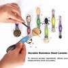 Multicolor Magnetic Measuring Spoons Set with Leveler - Stainless Steel,