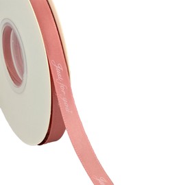 Satinband Rosa 45 Yards 1 cm Geschenkverpackungen Dekoration Haarschmuck und Feine Schleifen Hochzeit Geburtstag und Valentinstag