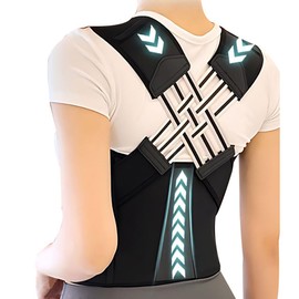 BKEPDY Back Straightener Comfortable Posture Corrector Back Women Men Adjustable Straight Posture Corrector Breathable Shoulder Strap Straight Back Strap for Back Neck and Shoulder