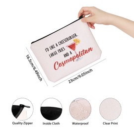 TV Show Fan Cosmetic Makeup Bag TV Show Inspired Gift Cocktail Gift for Women Girls (Cosmopolitan CA)
