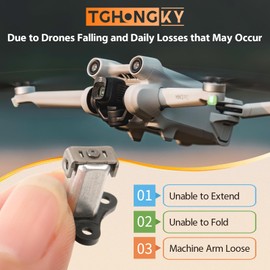 TGHongKy Front Arm Pivot Point Replacement Parts for DJI Mini 3 Pro Drone Front Arm Shaft Replacement for DJI Mini 3 Metal Front Arm Shaft Drone Replacement Parts with Tool Kit (1 Piece)