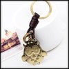 White Fang AZ318 Keyring, Key Ring, Leather, Owl, Charm, Miscellaneous