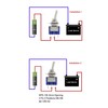 QWORK Pack of 20 Mini Toggle Switch SPST AC 125V