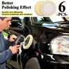 Tallew 8 Pcs 6 Inch Wool Buffing Polishing Pads Hook