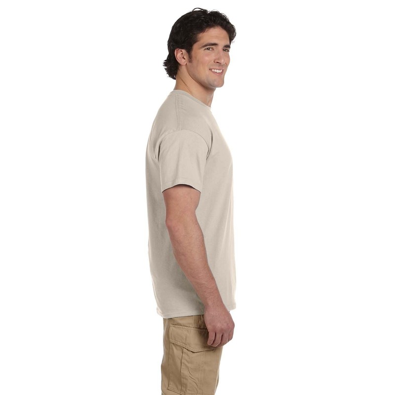 Gildan Blank T-Shirt - Unisex Style 5000 Adult Sand Medium