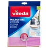 Vileda EFFICIENCY AND BEAUTY Microfiber kitchen towel, purple, 19 x