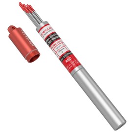 YESWELDER TIG Welding Tungsten Electrode 2% Thoriated 3/32" x 7" (Red, WT20/EWTh-2) 10-pk