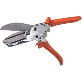 Original LÖWE Professional Cable Duct Scissors 3.606/HÜ with Lever Transmission and 90 Degree Stops for Professional use - for Precise cuts on Plastic Strips, Cable ducts, PVC Cables, Metal