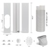Portable Air Conditioner Window Door Kit with 5.9”Exhaust Hose, Universal