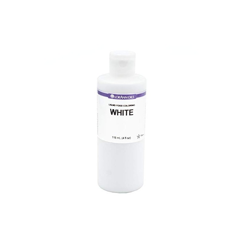 LorAnn White Liquid Food Coloring, 4 ounce bottle