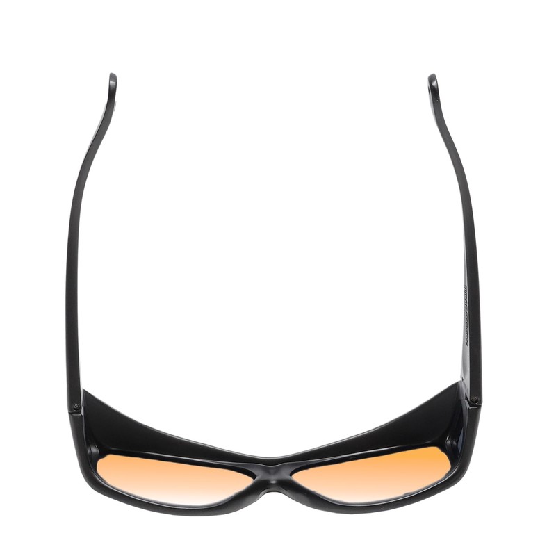 Medspex Fl011 Color Therapy Mood Glasses Black/Orange Photophobia Fluorescent Light