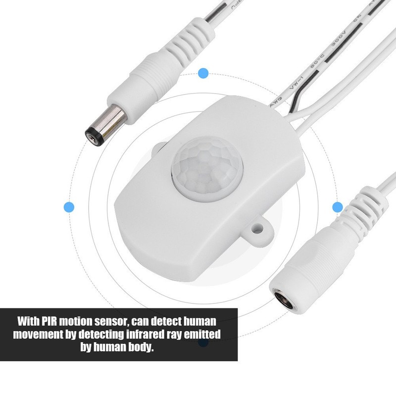 Diyeeni Infrared Motion Sensor 120 Degree 7 m Range, Mini