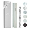 Modern Glass Mezuzah Case for Door with Non-Kosher Scroll Shatterd