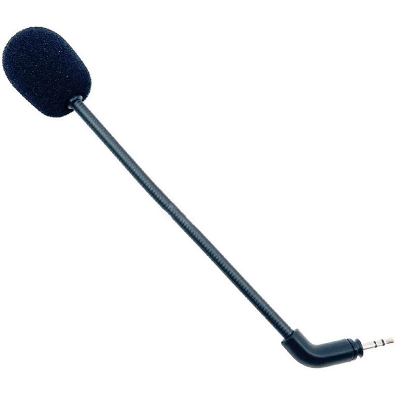 Black 2.5mm Microphone Stereo Studio Gaming Headset Voice Mic Replacement