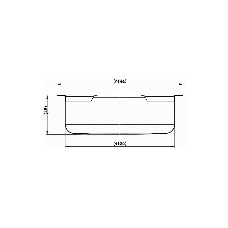 LuLuPaL Stainless Steel Drain Drain Basket 5.7 inches (144 mm)