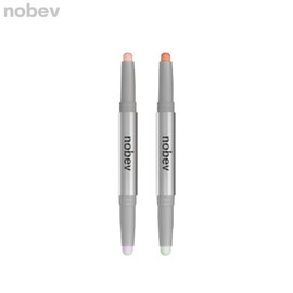 NOBEV Color Corrector Dual Pencil 1.1g*2ea, Color 1#$%Color 2:02 Pink/Lavender-02 Pink/Lavender