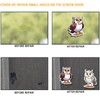 Screen Door Magnets Decal 2 Pairs (4pcs) Cute Owl Pattern
