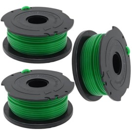 Galenkong 3 Pieces Trimmer Spool Line A6482 Compatible with Black and Decker GL7033 GL8033 GL9035, Replacement Standard Autofeed Spool Wire (6m x 2mm)