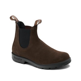 Blundstone Originals 2410 Unisex Suede Leather Chelsea Boots, Brown Suede, 10 US Men / 12 US Women / 9 AU