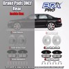 BRX PRO Rear Ceramic Brake Pads for 2006-2011 Mercury Milan