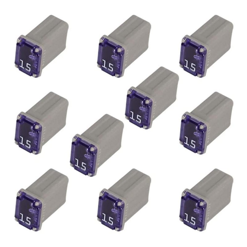 50 Pack Automotive MCASE Mini Box Shaped Cartridge Fuse Kit