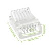 12mm 6-pin wide LED strip connector solderless, 20pcs, 6 wires,