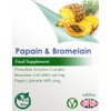 Papain and Bromelain (Vegan) Protein Digesting Proteolytic Enzymes Complex (Pack