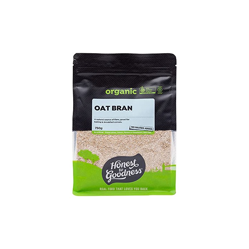 Honest to Goodness Organic Bran Oats 750 g