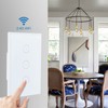 3 Gang Smart WiFi Light Switch Panel Touchable Wireless APP