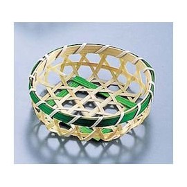 Bamboo delicacy Hamper (10 Pack) 3085 Mini Round 10 Green
