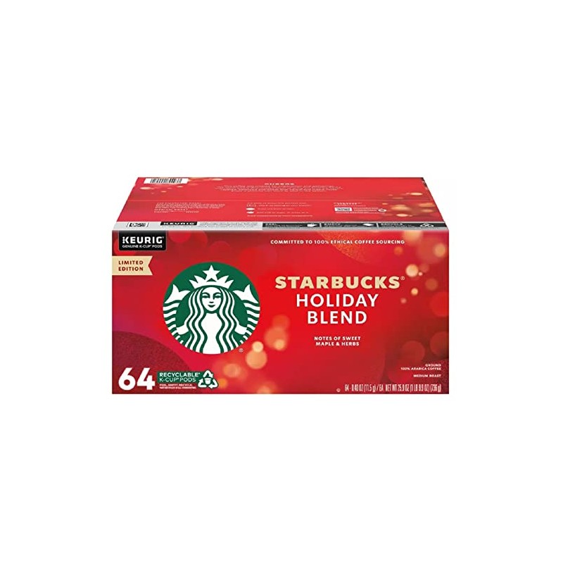 Starbucks Holiday Blend Coffee K-Cups (64 ct.)