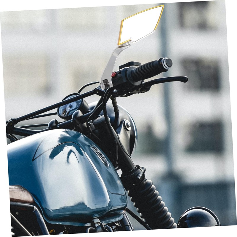 iplusmile 1pair Motorcycle Rearview Mirrors Handlebar for Safe Riding Compatible