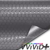 VViViD+ Hexagon Frosted Window Film Privacy Vinyl (6ft x 5ft)
