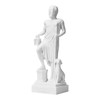 Diogenes The Cynic Ancient Greek Philosopher Statue Sculpture Figure White